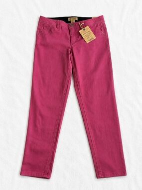 Democracy Ab Solution Pink Ankle Jeans Size 14 NWT Mid Rise